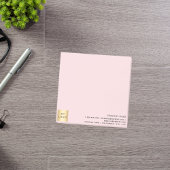 Post-it® Logo d'entreprise rose