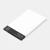 Post-it® Logo d'entreprise simple moderne professionnel  (Incliné)