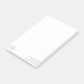 Post-it® Logo d'entreprise simple moderne professionnel (Incliné)