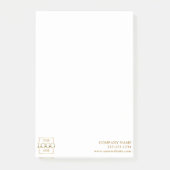 Post-it® Logo d'entreprise simple moderne professionnel (Devant)
