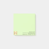 Post-it® Logo d'entreprise vert clair (Devant)