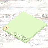 Post-it® Logo d'entreprise vert clair