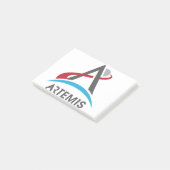 Post-it® Logo du programme NASA Artemis Mars 2024 astronaut (Incliné)