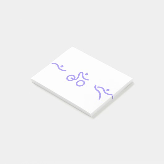 Post-it® Logo du triathlon (Incliné)