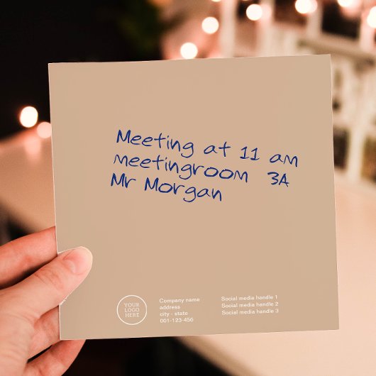 Post-it® Logo Élégant Entreprise