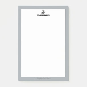 Post-it® Logo en noir empilé USMC