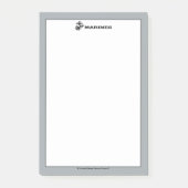 Post-it® Logo en noir empilé USMC (Devant)