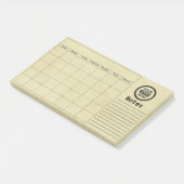 Post-it® Logo et informations de l'entreprise | Arrière - p (Incliné)