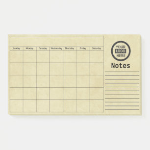 Post-it® Logo et informations de l'entreprise Arrière - p