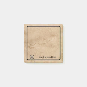 Post-it® Logo et informations de l'entreprise Arrière - p