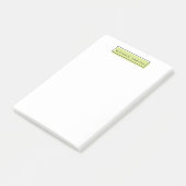 Post-it® Logo féminin | Vert | Professionnel personnalisé (Incliné)