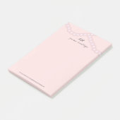 Post-it® Logo Initial Perle Affaires Sophistiqué (Incliné)