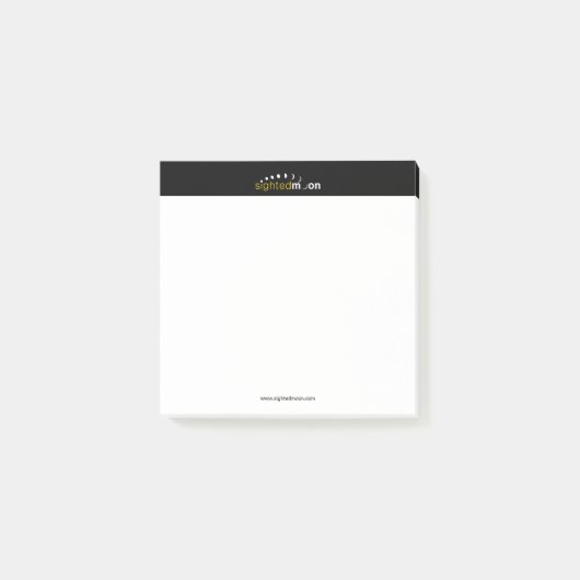 Post-it® Logo Lune Vue PETITE (Devant)