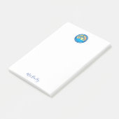 Post-it® Logo personnalisé de l'école primaire Point Fermin (Incliné)