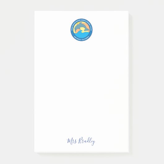 Post-it® Logo personnalisé de l'école primaire Point Fermin (Devant)