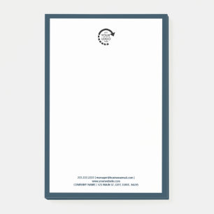 Post-it® Logo personnalisé Marque d'entreprise Marine moder