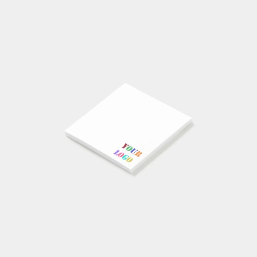 Post-it® Logo personnalisé ou Photo Entreprise Notes collan (Incliné)