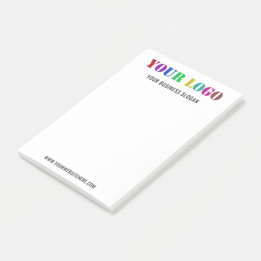 Post-it® Logo Personnalisé Promotionnel Business (Incliné)