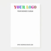 Post-it® Logo Personnalisé Promotionnel Business (Devant)
