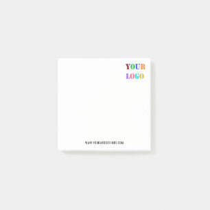 Post-it® Logo personnalisé Site Web Votre entreprise Notes
