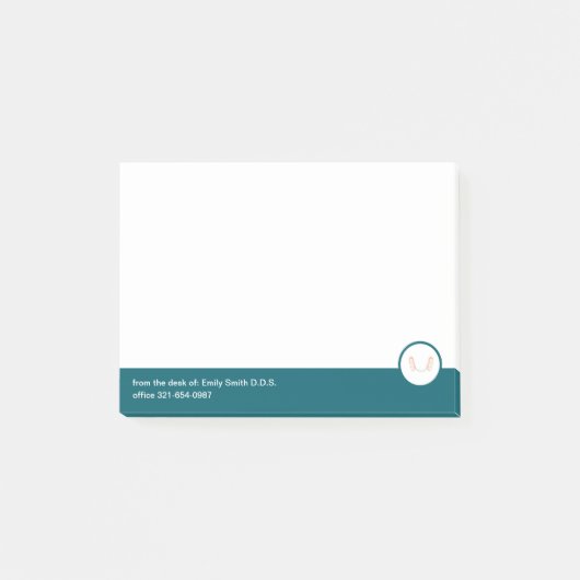 Post-it® Logo pour dentiste (Devant)