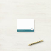 Post-it® Logo pour dentiste (Sur un bureau)