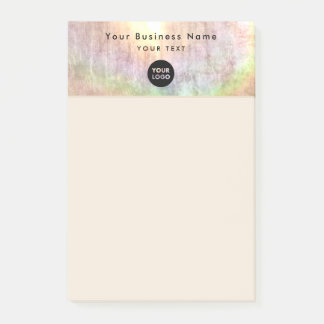 Post-it® Logo professionnel couleur neutre 4x6