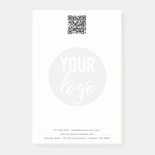Post-it® Logo professionnel minimaliste de code QR