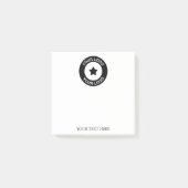 Post-it® Logo Professionnel Personnalisé Et Votre Texte (Devant)