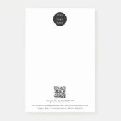 Post-it® Logo professionnel QR Code promotionnel (Devant)