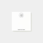 Post-it® Logo promotionnel personnalisé – Aucune commande m (Devant)