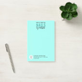 Post-it® Logo QR Code Photo TECH Ongle Bleu Moderne Oeuf de (Bureau)