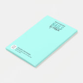 Post-it® Logo QR Code Photo TECH Ongle Bleu Moderne Oeuf de (Incliné)