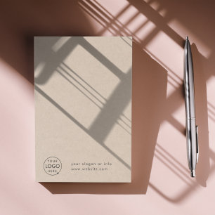 Post-it® Logo Rustique Kraft Entreprise moderne