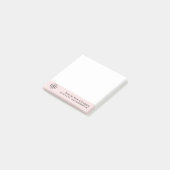 Post-it® Logo simple et moderne de bureau personnalisé dès (Incliné)