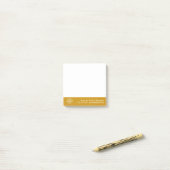 Post-it® Logo simple moderne personnalisé de (Sur un bureau)