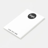 Post-it® Logo simple Texte commercial promotionnel (Incliné)