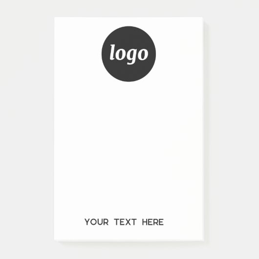 Post-it® Logo simple Texte commercial promotionnel (Devant)