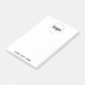 Post-it® Logo simple Texte commercial promotionnel (Incliné)