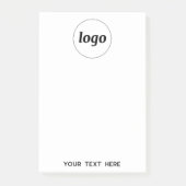 Post-it® Logo simple Texte commercial promotionnel (Devant)
