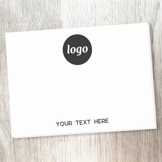 Post-it® Logo simple Texte commercial promotionnel