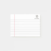 Post-it® Logo Texte Business Linked School Carnet Papier (Devant)
