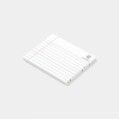 Post-it® Logo Texte Business Linked School Carnet Papier (Incliné)