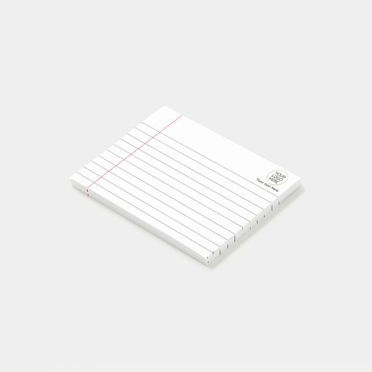 Post-it® Logo Texte Business Linked School Carnet Papier (Incliné)
