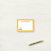 Post-it® Logo Wordmark de Spartans d'état de San Jose (Sur un bureau)