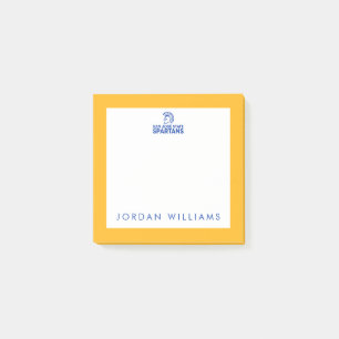 Post-it® Logo Wordmark de Spartans d'état de San Jose