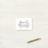 Post-it® London bridge post il note (Sur un bureau)