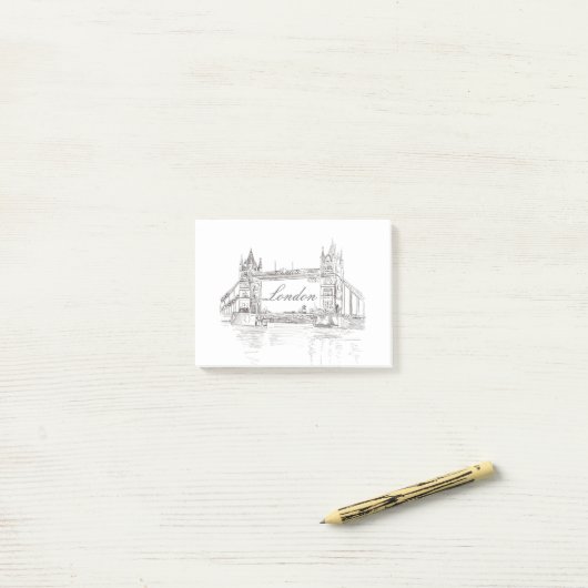 Post-it® London bridge post il note (Sur un bureau)