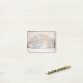Post-it® Long chapeau bleu russe par Shirley Taylor (Sur un bureau)