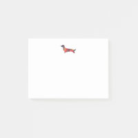 Long Haied Dachshund Geo Silhouette Multi